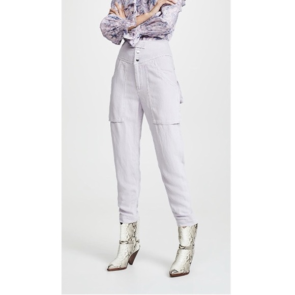 Isabel Marant Etoile // Lago Trousers Ecru NWOT🌛 - Picture 2 of 16